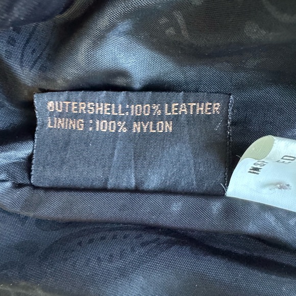 Vintage 70s 80s Charles Klein Black Leather Trench Coat Size Medium - Picture 9 of 16